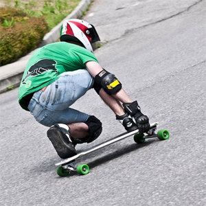 skateboard downhill street luge